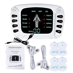 جهاز مساج  متعدد الوظائف مع أقطاب كهربائية وحذاء علاجي _ ELECTEONIC PULSE MASSAGER