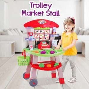 ستاند سوبر ماركت للأطفال Trolley market stall