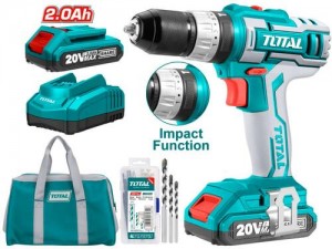 Lithium-Ion cordless drill TIDLI20025 مثقب - بطارية ليثيوم 20 فولط