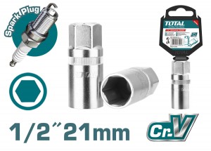 1/2" Spark Plug Socket ملم 21 "1/2 بواجي مفتاح THSPS12216