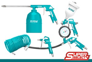 Air tools 5pcs set TATK053 مجموعة تتضمن 5 قطع عدة تعمل على ضواغط الهواء