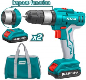 مثقب بطارية *رجاج* (TIDLI1612)  Lithium-Ion impact drill TIDLI1612 من توتال TOTAL