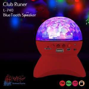 سبيكر مع اضاءة ديسكو CLUB RUNER