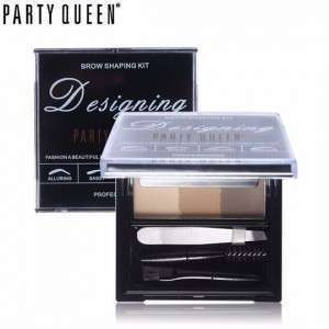 مجموعة ظل حواجب مع فرشاية وملقط ومشط