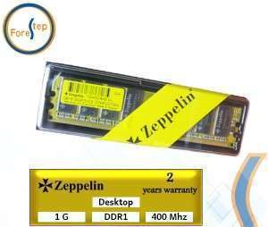 Zeppelin 1G DDR1 PC400 64x8 /8IC  W/O  كفالة سنتين