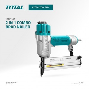 2IN 1 combo brad nailer TAT81501 كباسة بسامير وكبسات في آن واحد على الهواء /2 في 1/