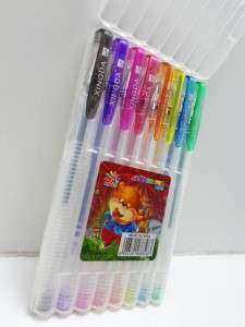 اقلام ألوان مقصبة 