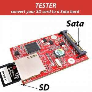 فاحص تيستر تحويل من كرت لهارد