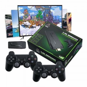 اتاري علي بابا SEGA 10000 لعبة M8 game stick 64gb with wirless controllers مع دنغل