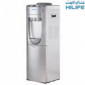 مبرد ماء بارد ساخن مع ماء معتدلة -لون فضي -حجرة تبريد سفلية HLWD 712 SF