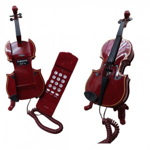 هاتف ارضي على شكل كمان