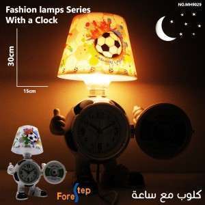 لمبدير وساعة كرة قدم