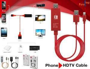 كبل HDMI بين الشاشة والموبايل 