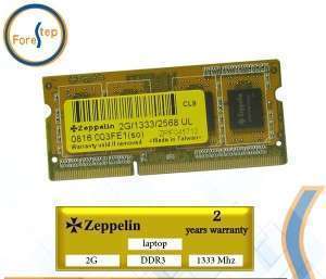 Zeppelin SODIMM 2G DDRIII PC1333 256x8 W/O كفالة سنتين