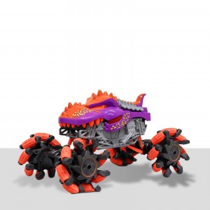 شاحنة الوحش RC بشكل سمكة القرش – دوران وانزلاق وإضاءة