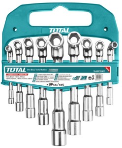 L-Angled socket wrench set TLASWT0901 مجموعة تتضمن 9 قطع جوز شد موديل L