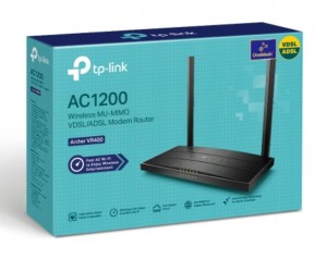 راوتر انطين عدد 2  Tp-Link Ac1200 Wireless MU-MIMO archer-vr400 v3