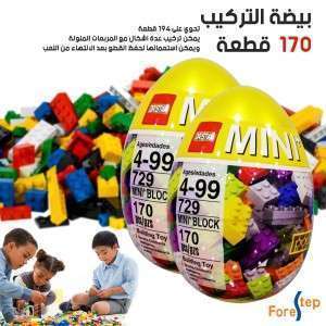 بيضة التركيب  170  قطعة 
