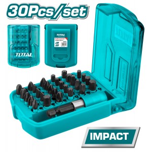 30pcs 25mm Impact screwdriver bits set TACSD18306 مجموعة تتضمن 30 قطعة رأس مفك 25 مم