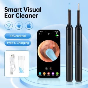 كاميرا تنظيف الاذن المرئية اللاسلكية الذكية Earwax Removal Tool