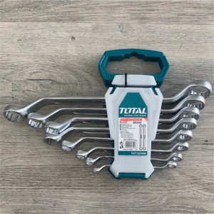 8Pcs offset ring spanner set THT102486 مجموعة / مفتاح حلق 8 قطع صناعي