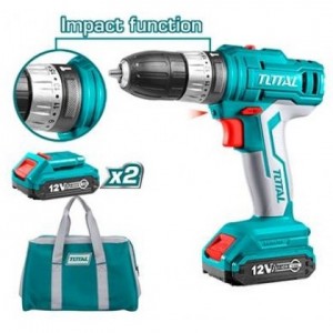 Lithium-Ion impact drill TIDLI1222 مثقب بطارية 12 فولط *رجاج*
