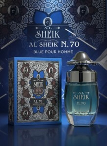 عطر رجالي "AL SHEIK N.70 BLUE POUR HOMME"