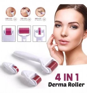 جهاز ديرما رولر للعناية بالبشرة Derma roller 4in1