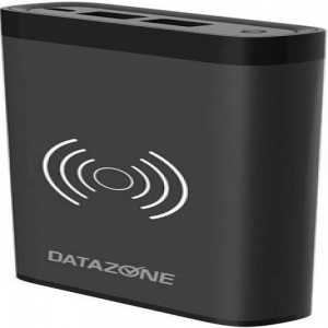 بور بانك شحن لاسلكي من DATAZONE مع جيب مخمل هدية ، شاحن متنقل سعة 8000 مللي أمبير في الساعة مع منافذ QI مزدوجة التغيير السريع