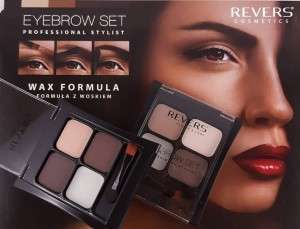 مجموعة تحديد حواجب مع فرشاة