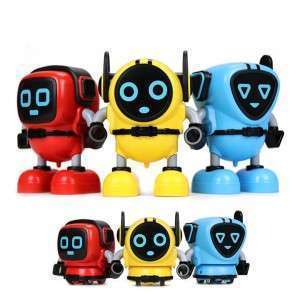 بلبل روبوت 3*1   Toy Spinning Top Robot Battle Gyro Pull Back Car Spinning in Wind Up Gyro