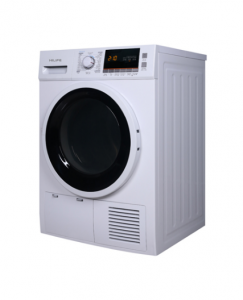 نشافة هاي لايف حوض 8 كغ - لون ابيض - شاشة ديجيتال HLCD8W